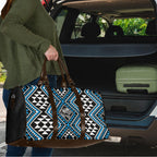 New Zealand Kikorangi Taniko Motifs Travel Bag Maori Poi Dance Costume Inspired