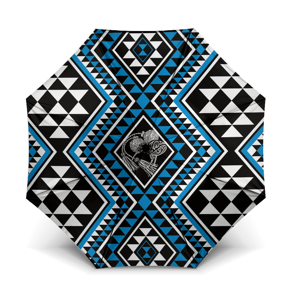 New Zealand Kikorangi Taniko Motifs Umbrella Maori Poi Dance Costume Inspired