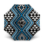 New Zealand Kikorangi Taniko Motifs Umbrella Maori Poi Dance Costume Inspired