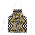 New Zealand Kowhai Taniko Motifs Apron Maori Poi Dance Costume Inspired