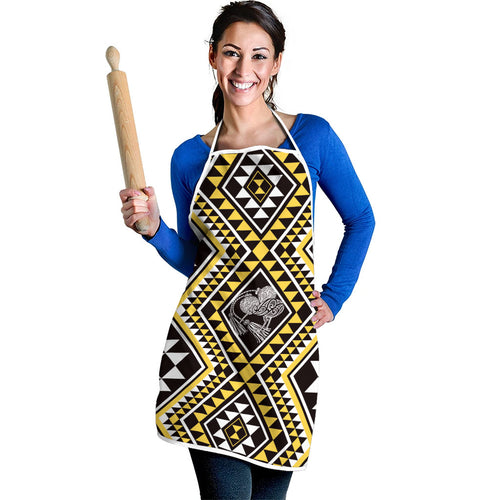 New Zealand Kowhai Taniko Motifs Apron Maori Poi Dance Costume Inspired