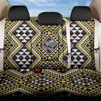 New Zealand Kowhai Taniko Motifs Back Car Seat Cover Maori Poi Dance Costume Inspired
