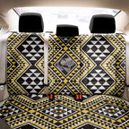 New Zealand Kowhai Taniko Motifs Back Car Seat Cover Maori Poi Dance Costume Inspired