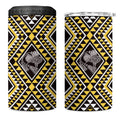 New Zealand Kowhai Taniko Motifs 4 in 1 Can Cooler Tumbler Maori Poi Dance Costume Inspired