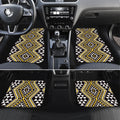 New Zealand Kowhai Taniko Motifs Car Mats Maori Poi Dance Costume Inspired