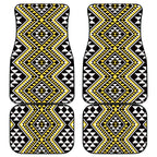 New Zealand Kowhai Taniko Motifs Car Mats Maori Poi Dance Costume Inspired