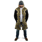 New Zealand Kowhai Taniko Motifs Cloak Maori Poi Dance Costume Inspired