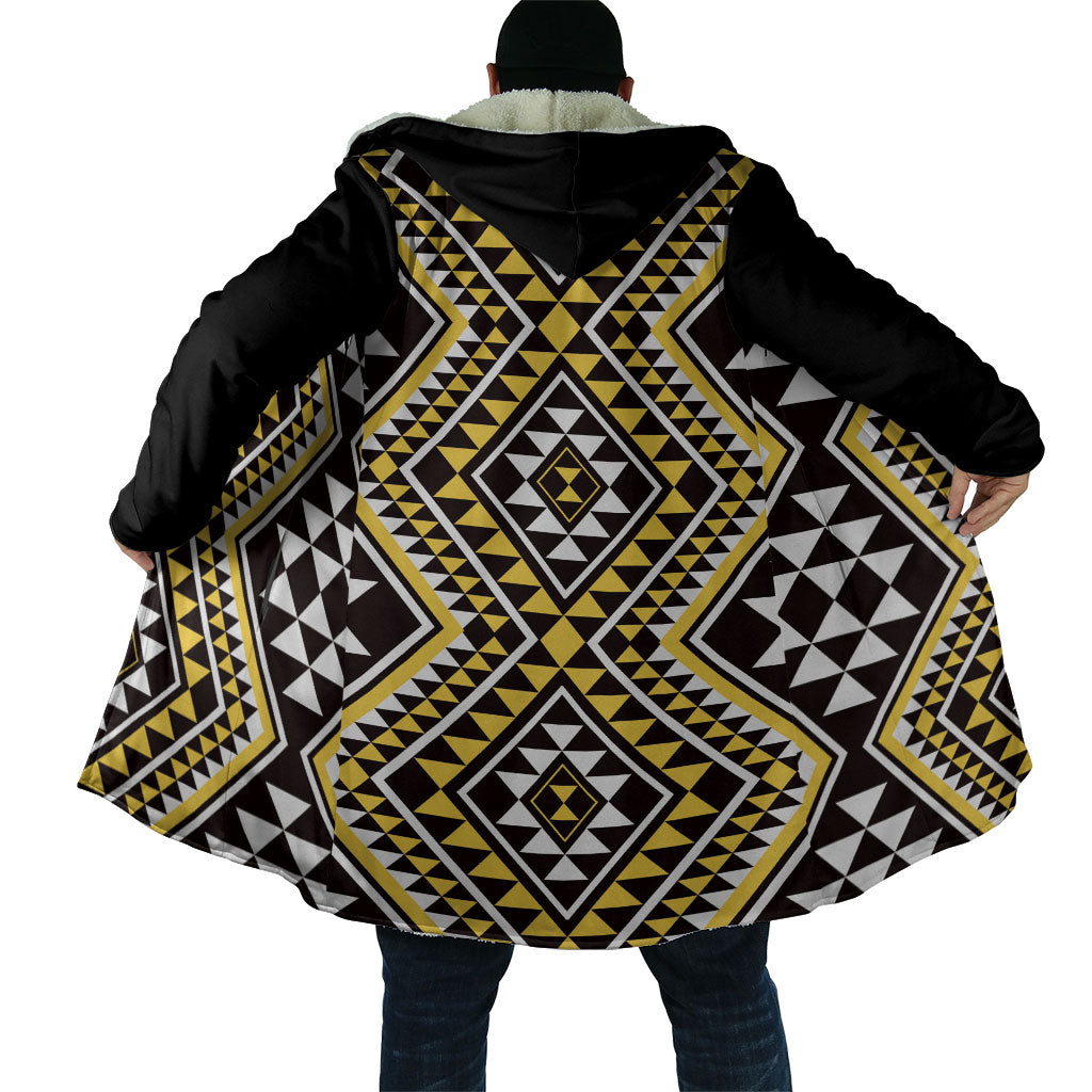 New Zealand Kowhai Taniko Motifs Cloak Maori Poi Dance Costume Inspired
