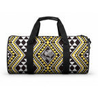 New Zealand Kowhai Taniko Motifs Duffle Bag Maori Poi Dance Costume Inspired