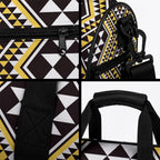 New Zealand Kowhai Taniko Motifs Duffle Bag Maori Poi Dance Costume Inspired