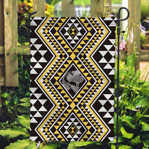New Zealand Kowhai Taniko Motifs Garden Flag Maori Poi Dance Costume Inspired