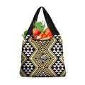 New Zealand Kowhai Taniko Motifs Grocery Bag Maori Poi Dance Costume Inspired