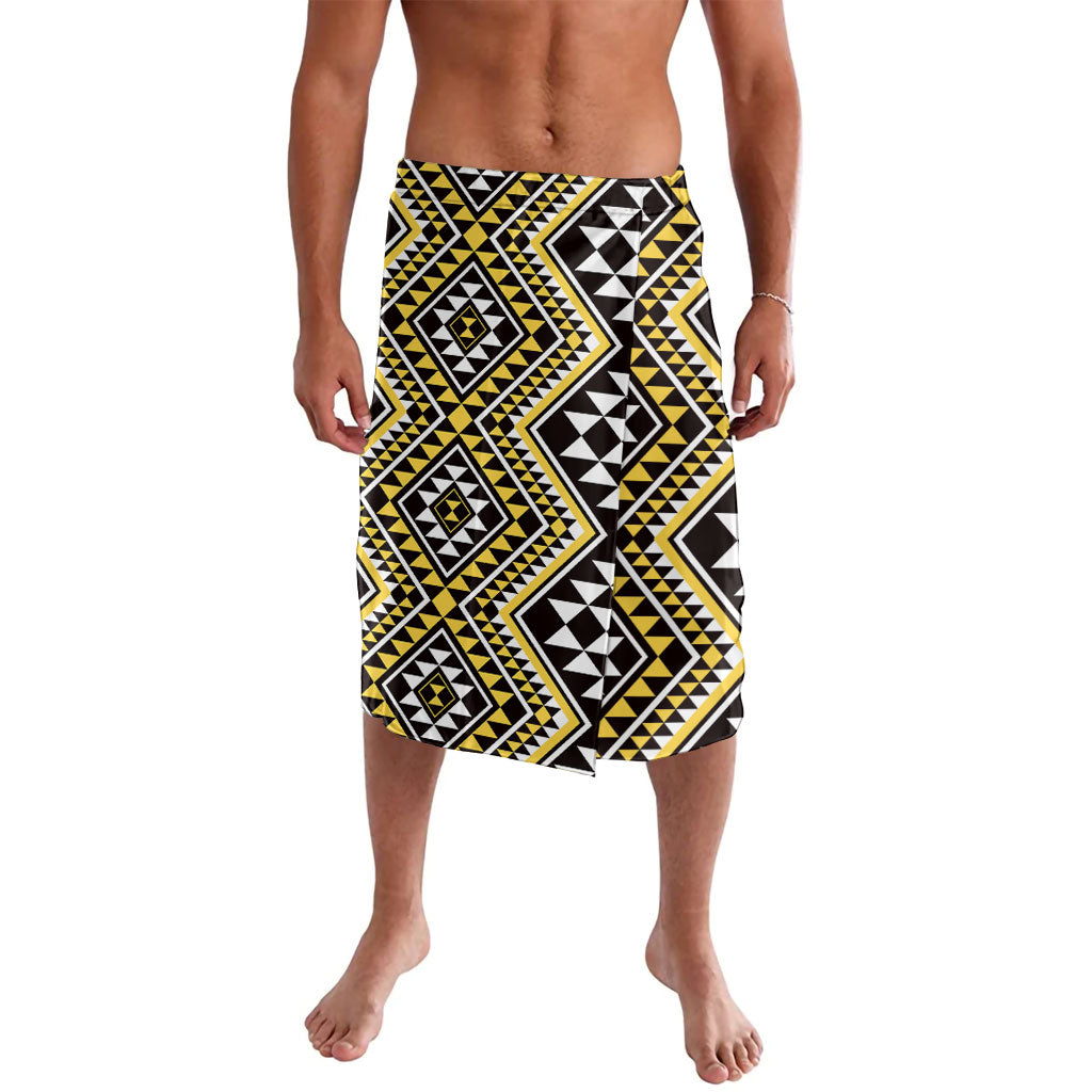 New Zealand Kowhai Taniko Motifs Lavalava Maori Poi Dance Costume Inspired
