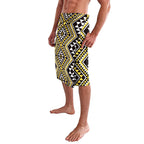 New Zealand Kowhai Taniko Motifs Lavalava Maori Poi Dance Costume Inspired