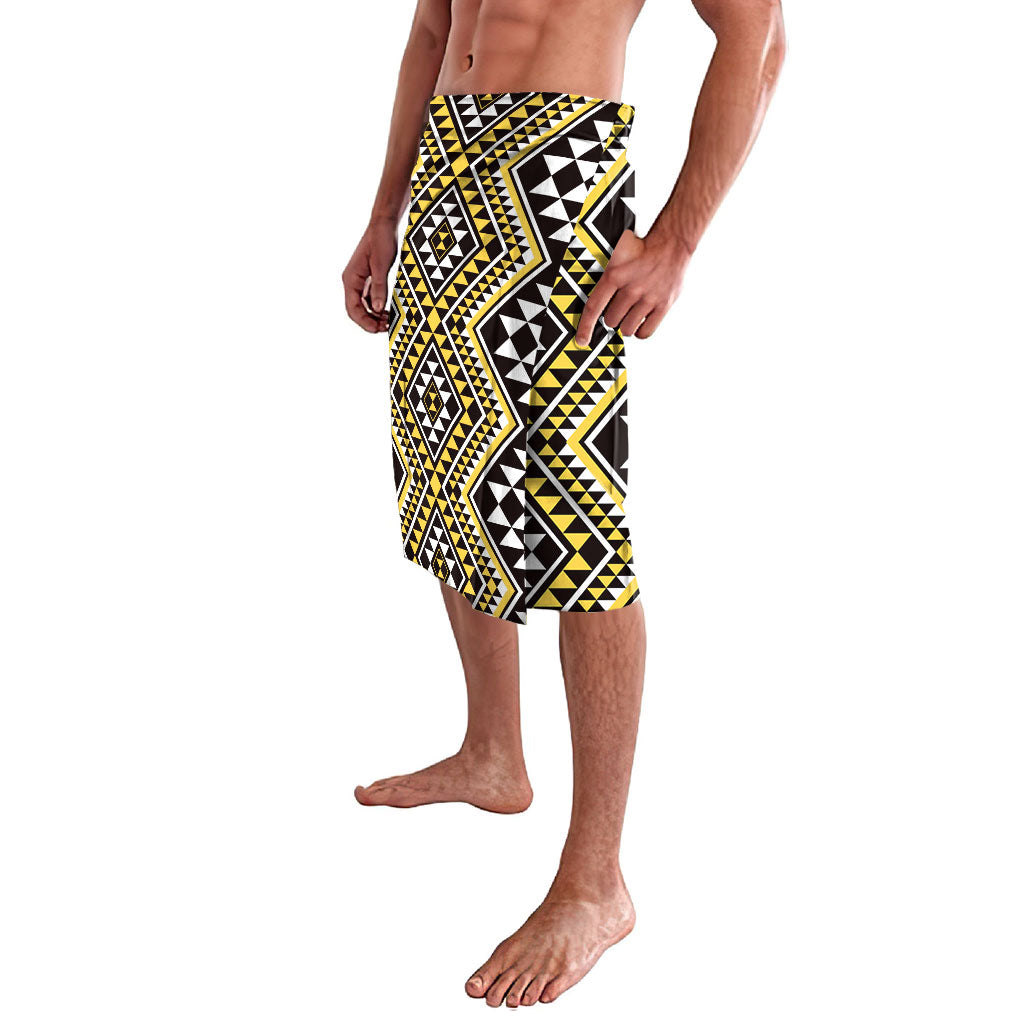 New Zealand Kowhai Taniko Motifs Lavalava Maori Poi Dance Costume Inspired