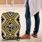 New Zealand Kowhai Taniko Motifs Luggage Cover Maori Poi Dance Costume Inspired