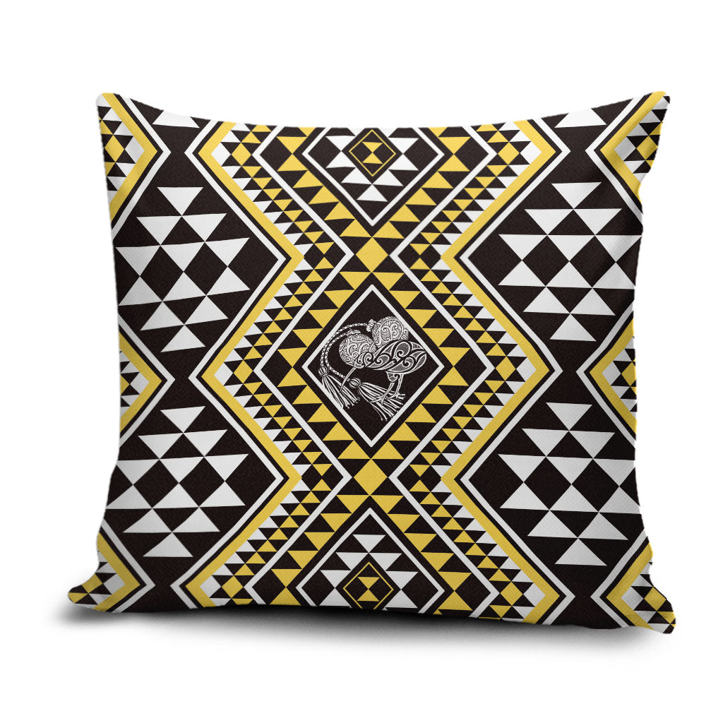 New Zealand Kowhai Taniko Motifs Pillow Cover Maori Poi Dance Costume Inspired
