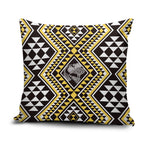 New Zealand Kowhai Taniko Motifs Pillow Cover Maori Poi Dance Costume Inspired