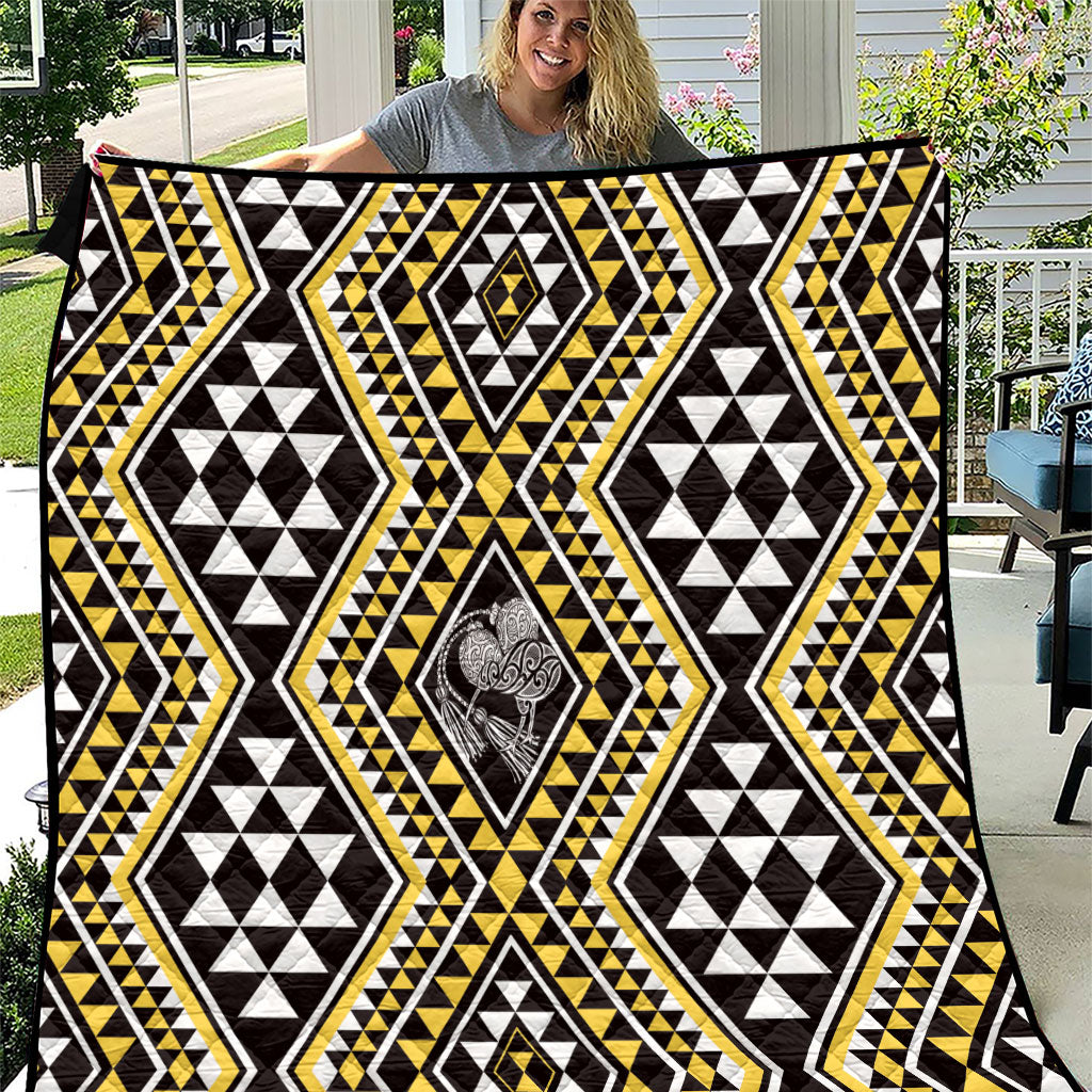 New Zealand Kowhai Taniko Motifs Quilt Maori Poi Dance Costume Inspired