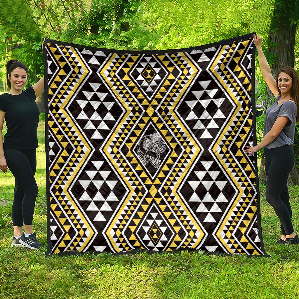 New Zealand Kowhai Taniko Motifs Quilt Maori Poi Dance Costume Inspired
