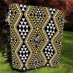 New Zealand Kowhai Taniko Motifs Quilt Maori Poi Dance Costume Inspired