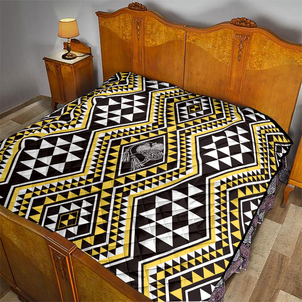 New Zealand Kowhai Taniko Motifs Quilt Maori Poi Dance Costume Inspired