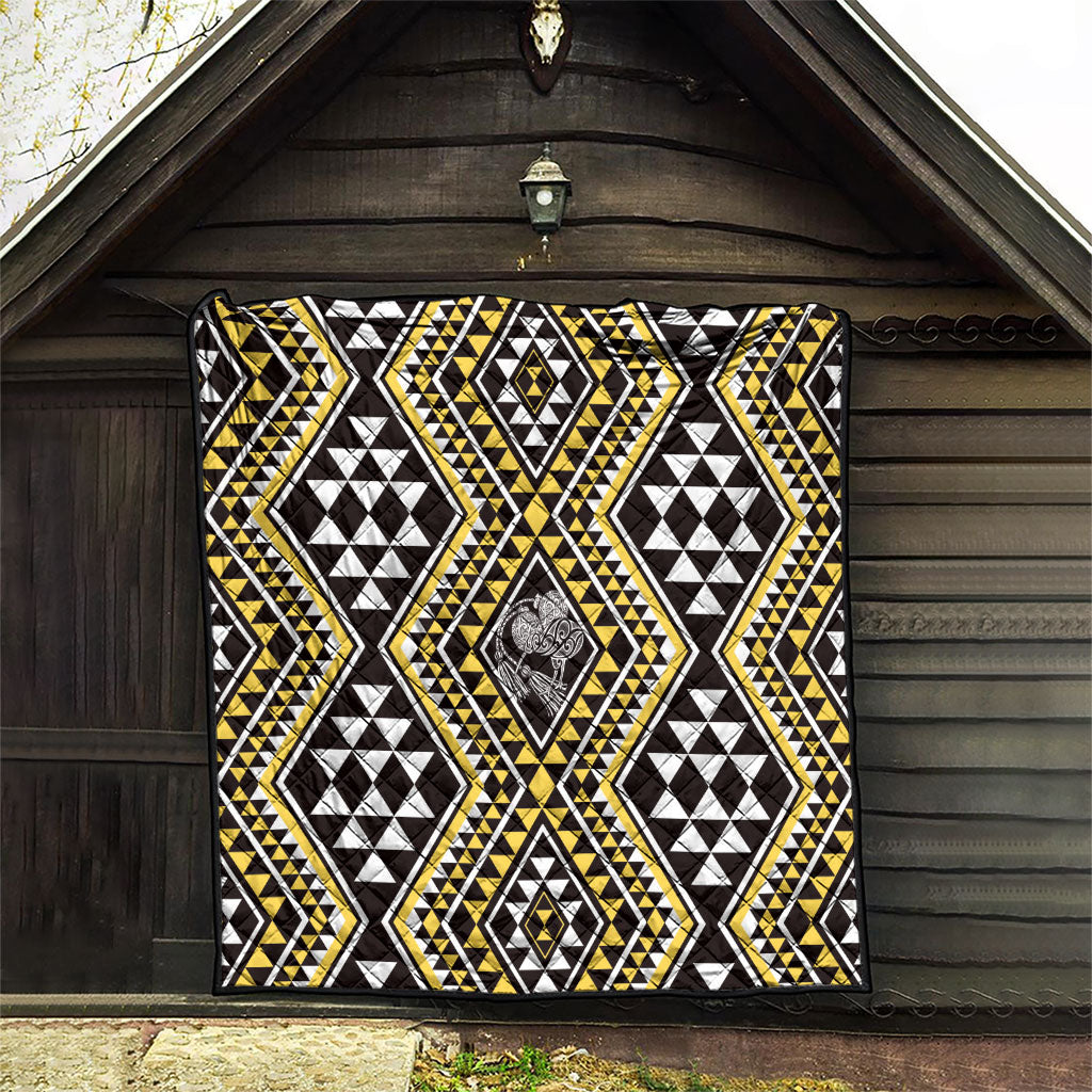 New Zealand Kowhai Taniko Motifs Quilt Maori Poi Dance Costume Inspired