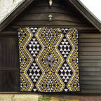 New Zealand Kowhai Taniko Motifs Quilt Maori Poi Dance Costume Inspired