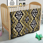 New Zealand Kowhai Taniko Motifs Quilt Maori Poi Dance Costume Inspired
