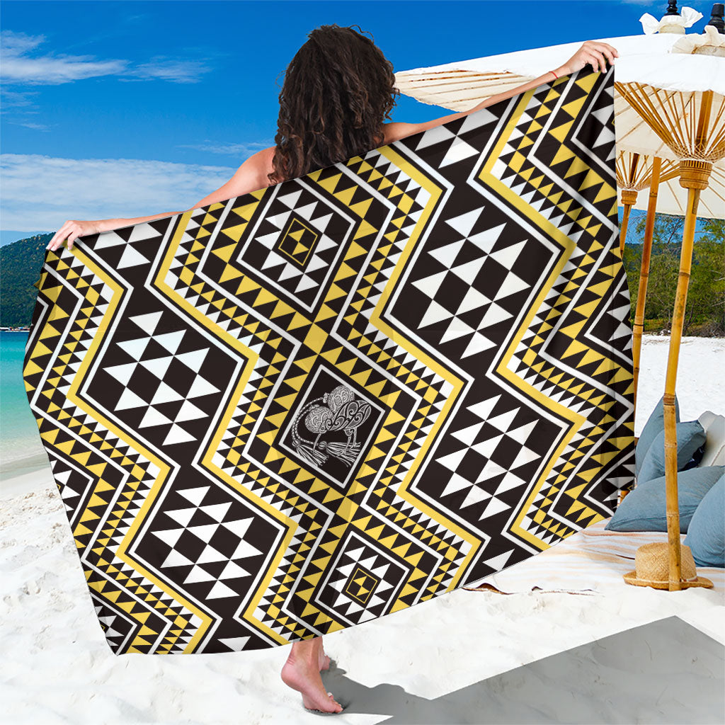 New Zealand Kowhai Taniko Motifs Sarong Maori Poi Dance Costume Inspired