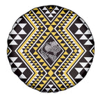 New Zealand Kowhai Taniko Motifs Spare Tire Cover Maori Poi Dance Costume Inspired