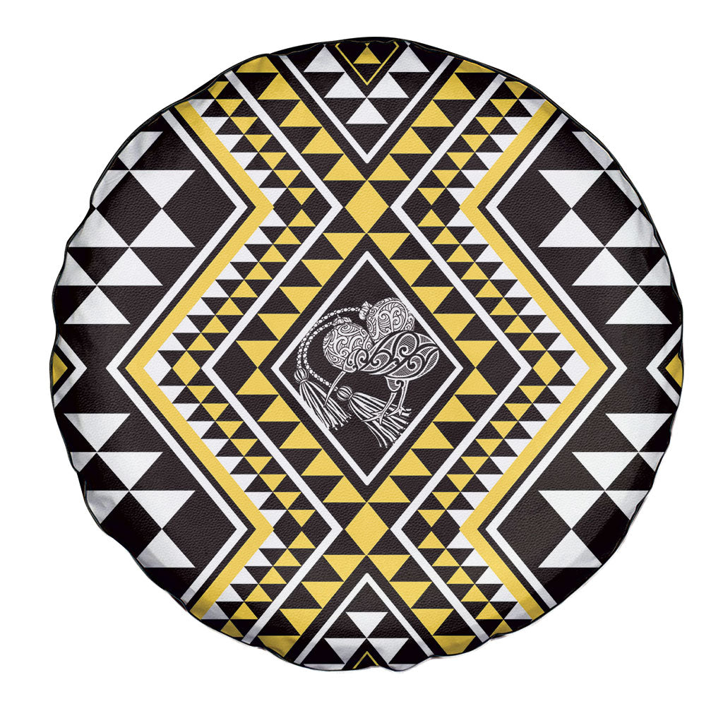 New Zealand Kowhai Taniko Motifs Spare Tire Cover Maori Poi Dance Costume Inspired