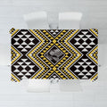 New Zealand Kowhai Taniko Motifs Tablecloth Maori Poi Dance Costume Inspired