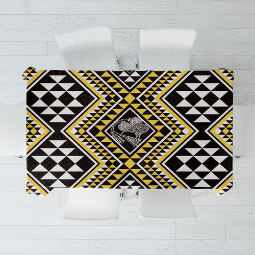 New Zealand Kowhai Taniko Motifs Tablecloth Maori Poi Dance Costume Inspired