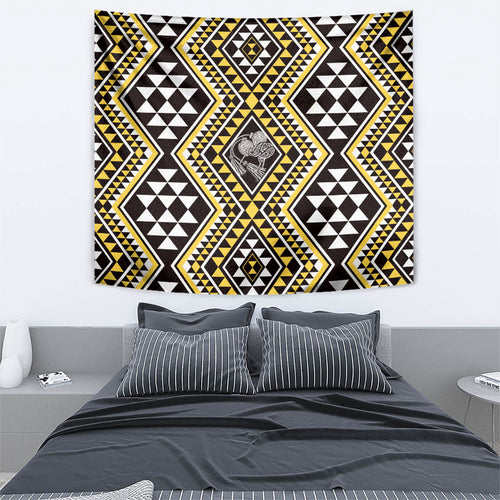 New Zealand Kowhai Taniko Motifs Tapestry Maori Poi Dance Costume Inspired
