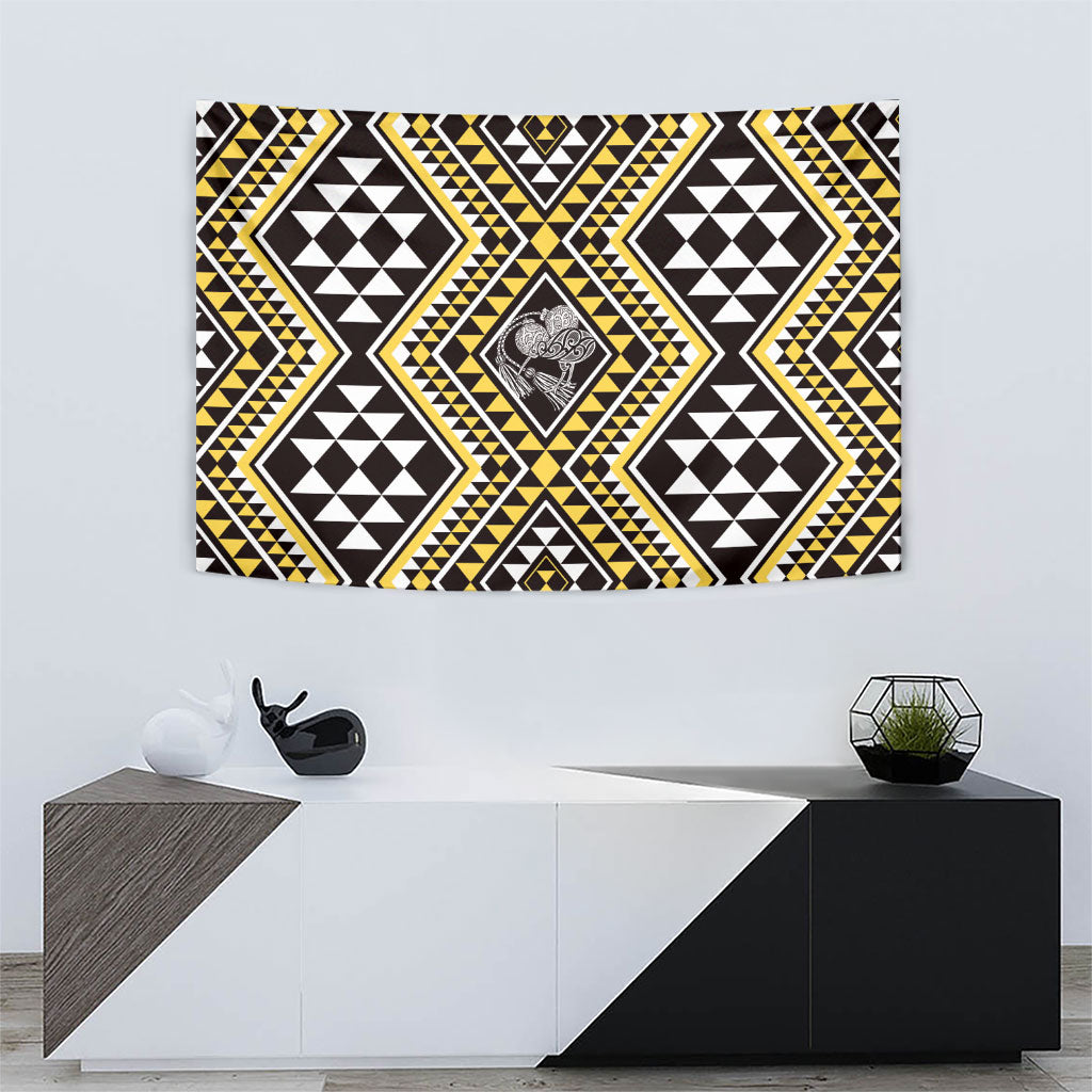 New Zealand Kowhai Taniko Motifs Tapestry Maori Poi Dance Costume Inspired