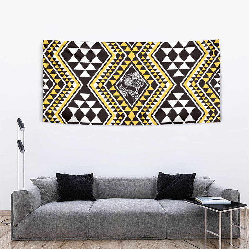 New Zealand Kowhai Taniko Motifs Tapestry Maori Poi Dance Costume Inspired
