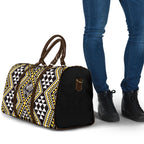 New Zealand Kowhai Taniko Motifs Travel Bag Maori Poi Dance Costume Inspired