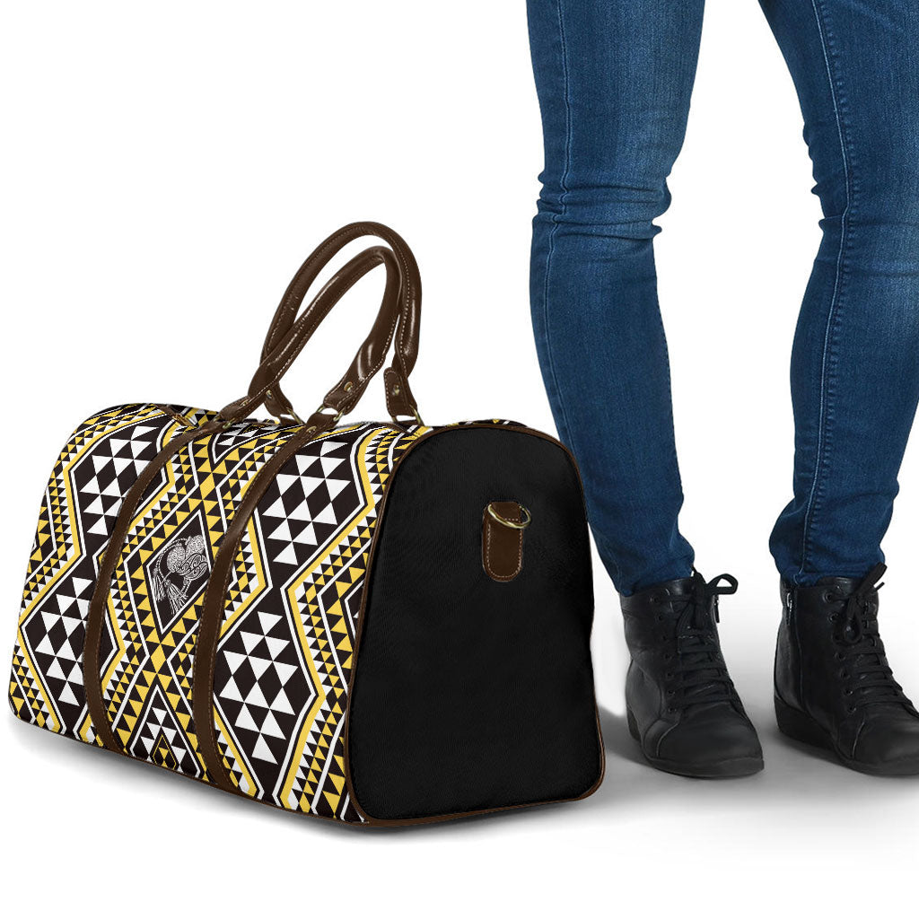 New Zealand Kowhai Taniko Motifs Travel Bag Maori Poi Dance Costume Inspired