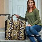 New Zealand Kowhai Taniko Motifs Travel Bag Maori Poi Dance Costume Inspired