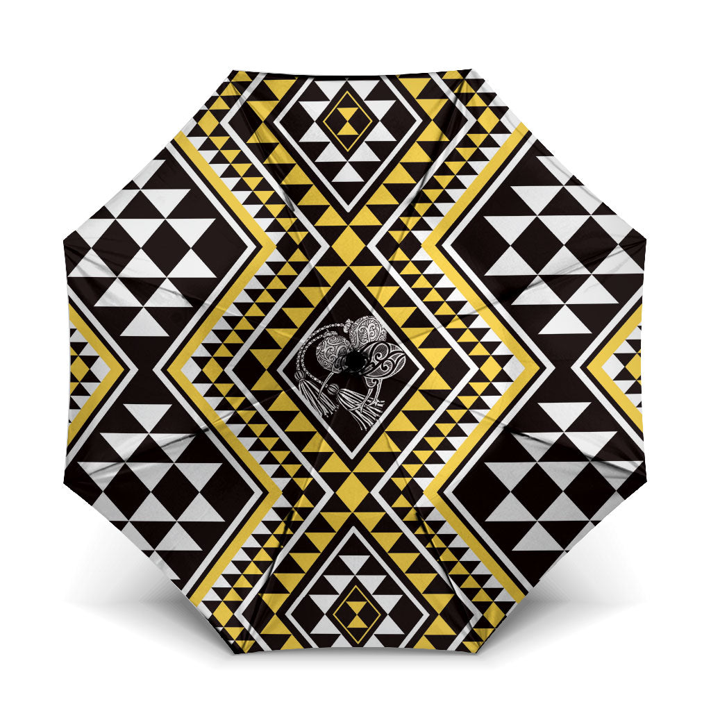 New Zealand Kowhai Taniko Motifs Umbrella Maori Poi Dance Costume Inspired