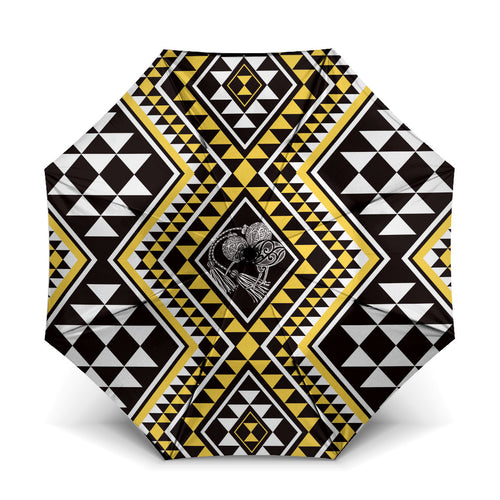New Zealand Kowhai Taniko Motifs Umbrella Maori Poi Dance Costume Inspired