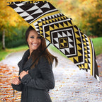 New Zealand Kowhai Taniko Motifs Umbrella Maori Poi Dance Costume Inspired