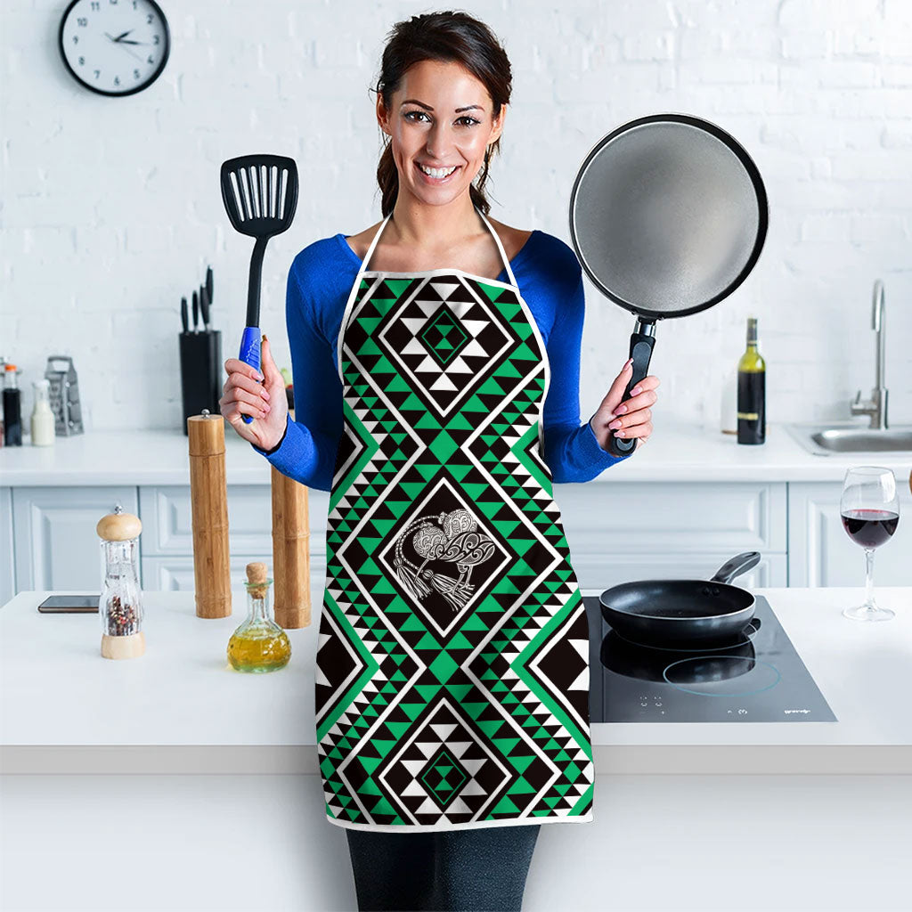 New Zealand Kakariki Taniko Motifs Apron Maori Poi Dance Costume Inspired