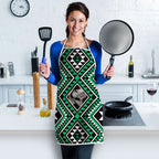 New Zealand Kakariki Taniko Motifs Apron Maori Poi Dance Costume Inspired
