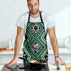 New Zealand Kakariki Taniko Motifs Apron Maori Poi Dance Costume Inspired