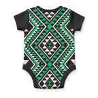 New Zealand Kakariki Taniko Motifs Baby Onesie Maori Poi Dance Costume Inspired