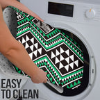 New Zealand Kakariki Taniko Motifs Bathroom Set Maori Poi Dance Costume Inspired