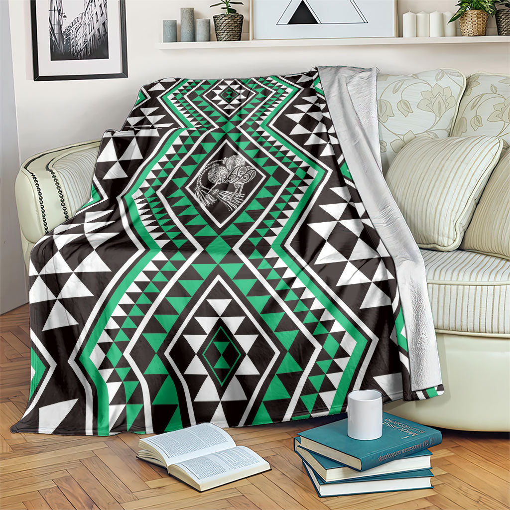 New Zealand Kakariki Taniko Motifs Blanket Maori Poi Dance Costume Inspired