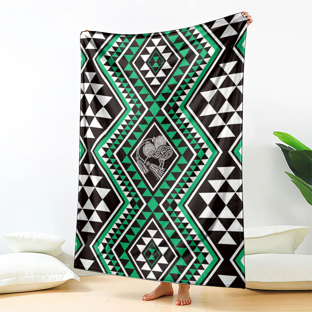 New Zealand Kakariki Taniko Motifs Blanket Maori Poi Dance Costume Inspired